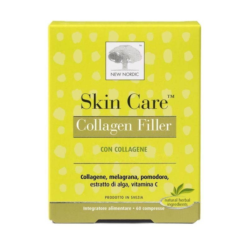 New Nordic Skincare Collagen Filler integratore alimentare utile per la pelle 60 compresse-1