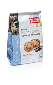 Germinal Biscotti Bio senza lievito con gocce di cioccolato 250g-1