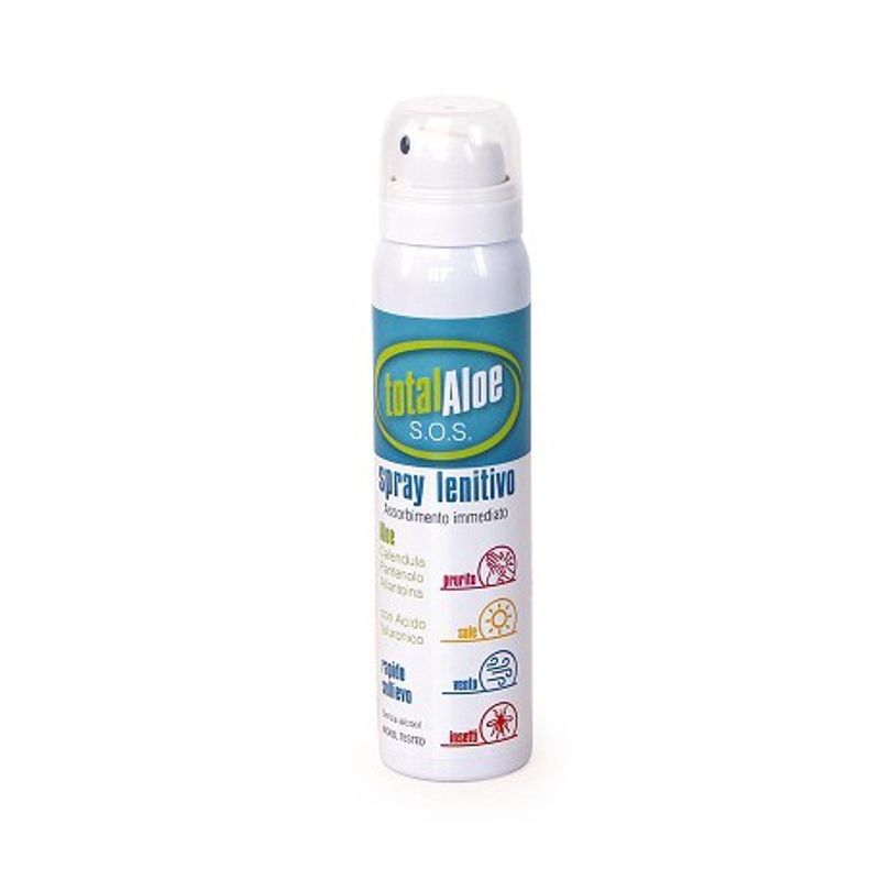 Total Aloe SOS Spray lenitivo ad assorbimento immediato e rapido sollievo 75ml-1