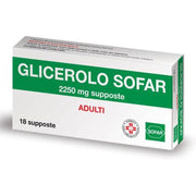 Glicerolo Adulti 18 supposte Sofar-1