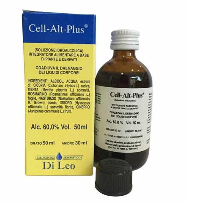 Di Leo Cell Alt Plus integratore alimentare utile per il drenaggio 50ml-1