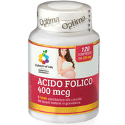 Optima Colours of Life Acido folico integratore alimentare utile in gravidanza 120 compresse-1