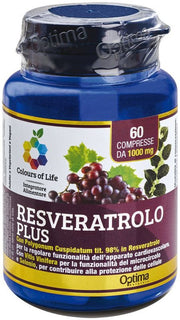 Optima Colours of Life Resveratrolo Plus integratore alimentare utile per la circolazione 60 compres-1