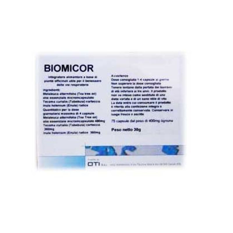 Oti Biomicor integratore alimentare utile per le vie respiratorie 75 capsule-1