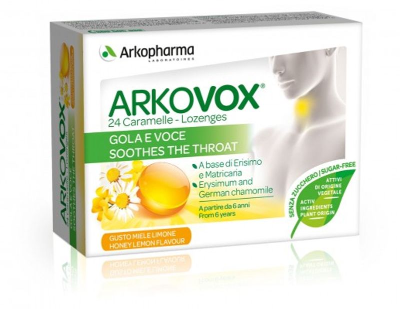 Arkopharma Arkovox 24 Pastiglie Miele/Limone-1