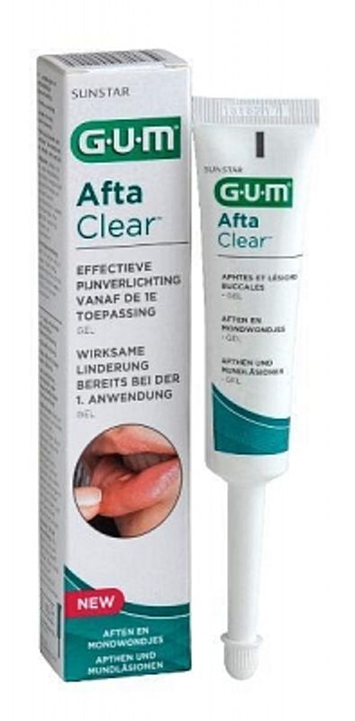 Gum Afta Clear Gel afte e lesioni della bocca 10ml-1