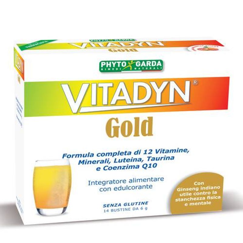 Vitadyn Gold utile per le difese immunitarie e per la pelle 14 bustine-1