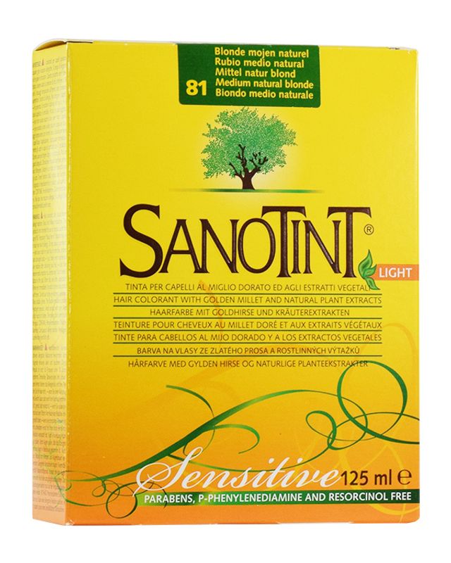 Sanotint Light tinta per capelli colore Biondo Medio Naturale n.81-1