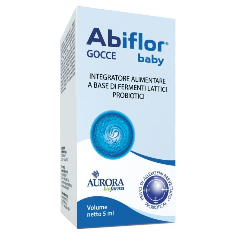 Abiflor Baby integratore alimentare di probiotici gocce 5ml-1