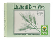 Ecol Lievito di Birra Vivo integratore alimentare utile in caso di diarrea 100 tavolette-1