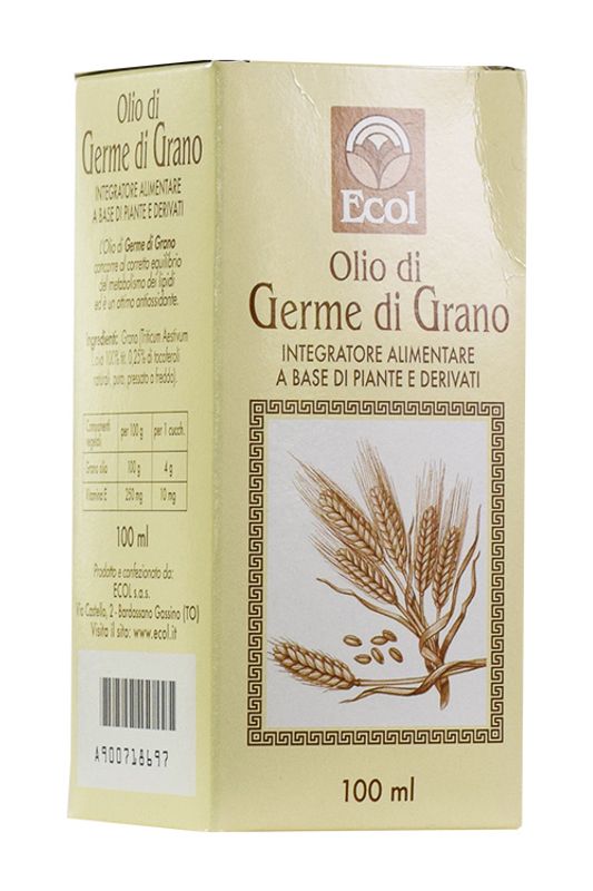 Ecol Olio Germe Grano integratore alimentare utile in gravidanza 100ml-1