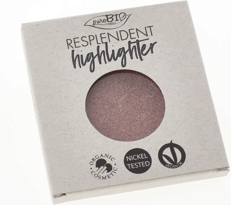 PuroBio Resplendent Highlighter Refill terra compatta illuminante n.04 oro rosa-1