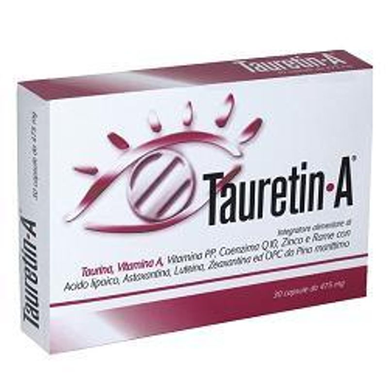 Tauretina integratore alimentare utile per la funzionalità visiva 30 capsule-1