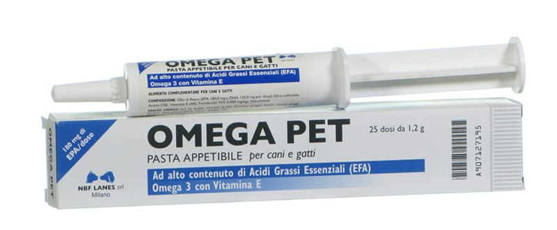 Omega Pet Pasta Appetibile per cani e gatti 25 dosi-1