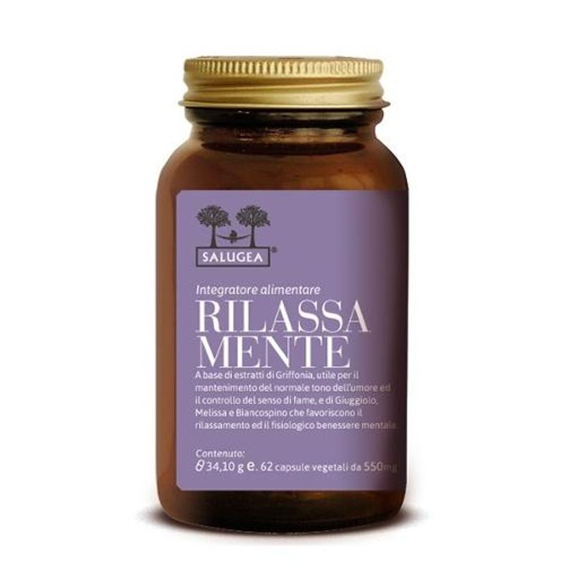 Salugea Rilassamente utile per il rilassamento e la concentrazione 60 capsule-1