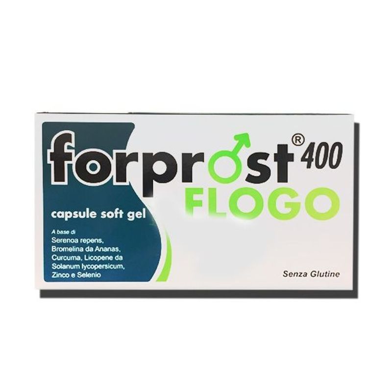 Forprost 400 Flogo Integratore Alimentare apparato Genitale Maschile 15 capsule Molli-1