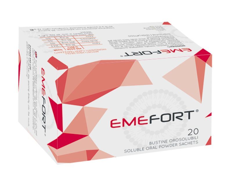 Emefort Integratore Alimentare ferro Vitamina C e Acido Folico 20 Bustine Monodose Orosolubili-1