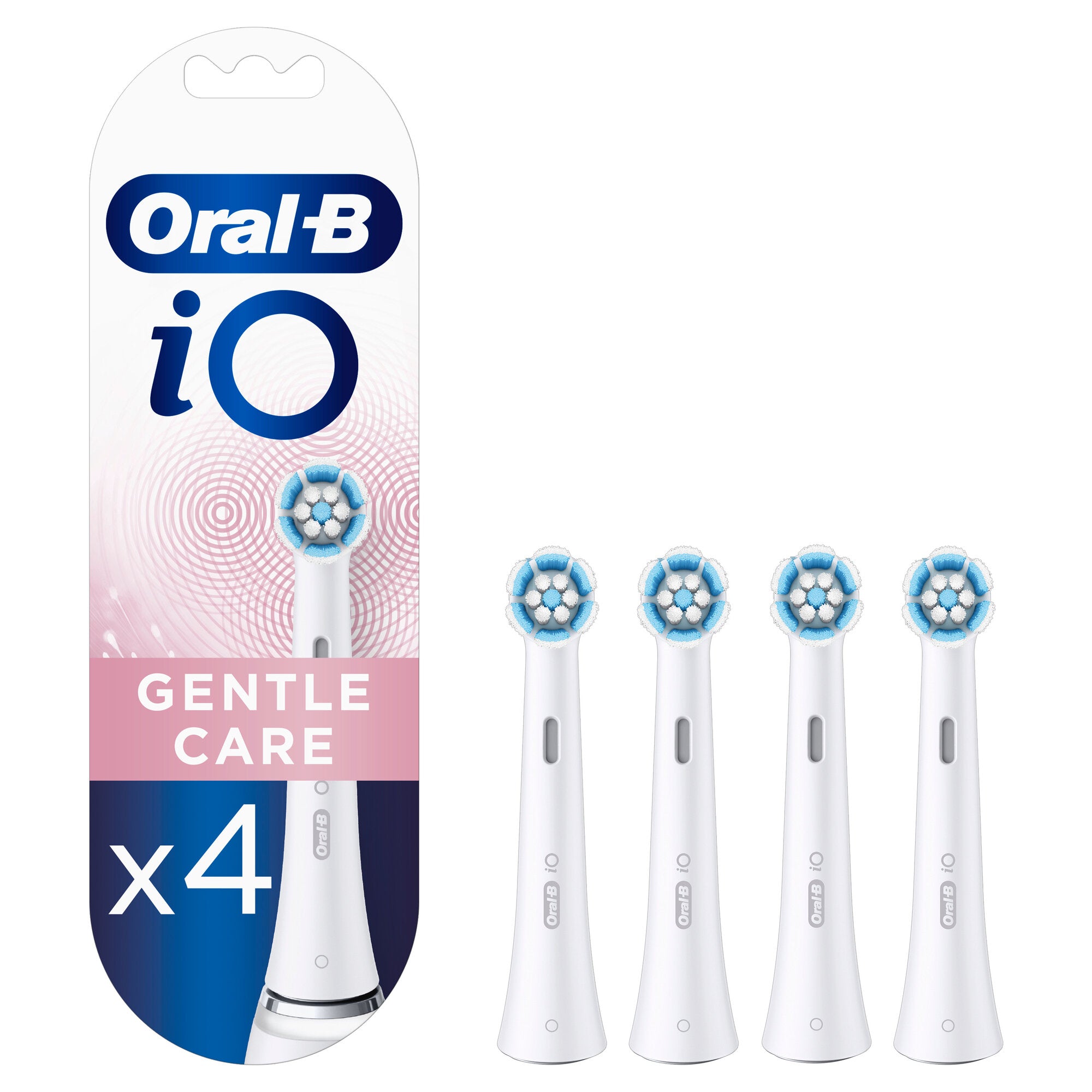 Oral-B Testine Di Ricambio Io Gentle Care Bianche 4 Pezzi-2