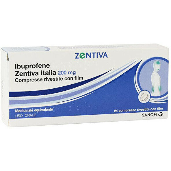 Ibuprofene Zentiva Italia 200mg 24 compresse rivestite con film-2