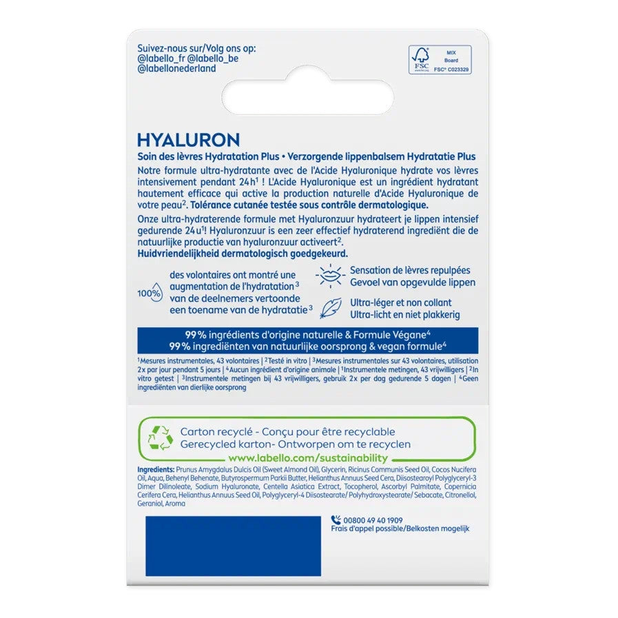 Labello Hyaluron Lip Moisture Con Acido Ialuronico 5,20g-2