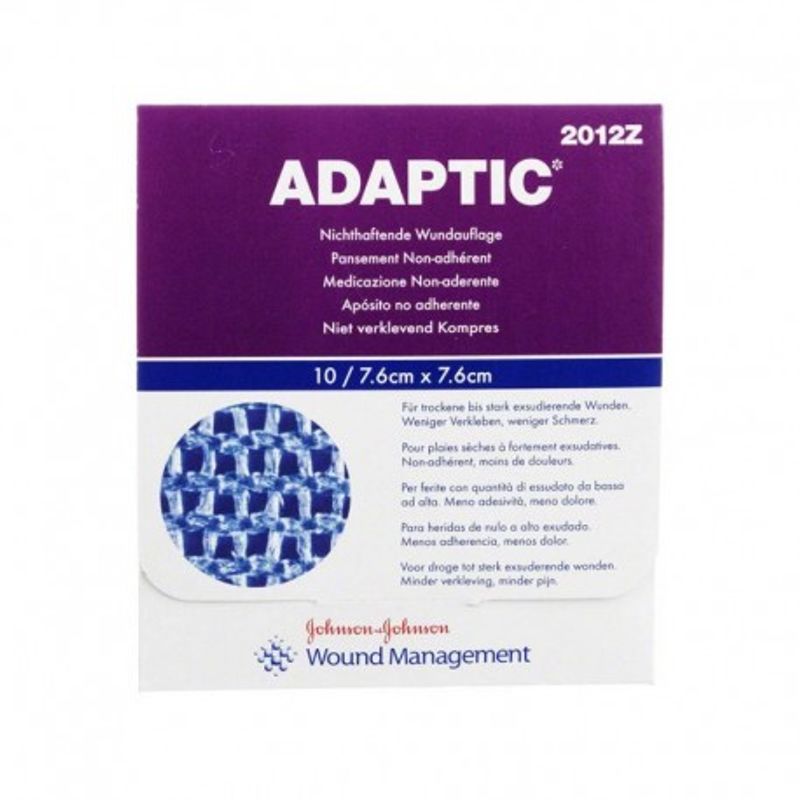 Adaptic 7,6x7,6cm medicazioni non aderenti 10 pezzi-1