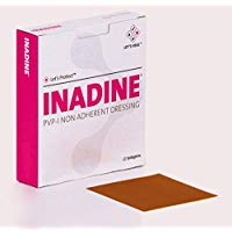 Inadine Medicazione Sterile antisettica 9,5x9,5cm 10 pezzi-1