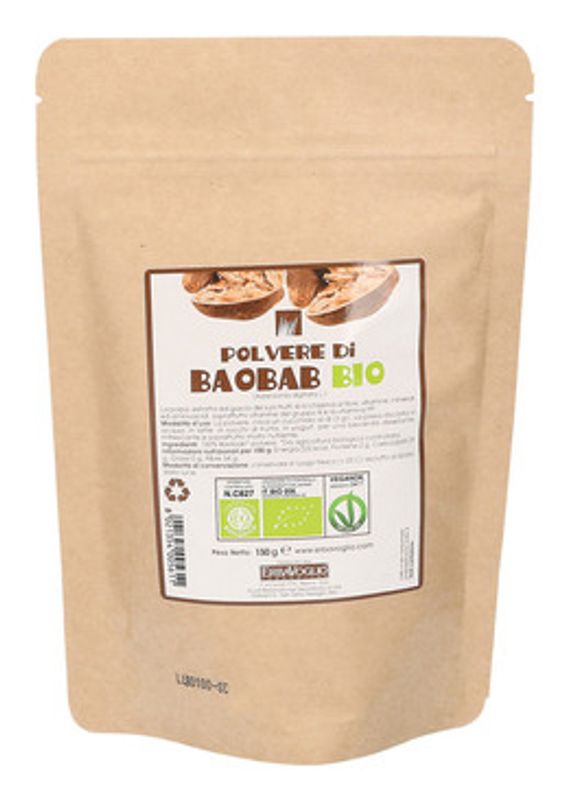 Erbavoglio Baobab Polvere Bio frutta 150g-1