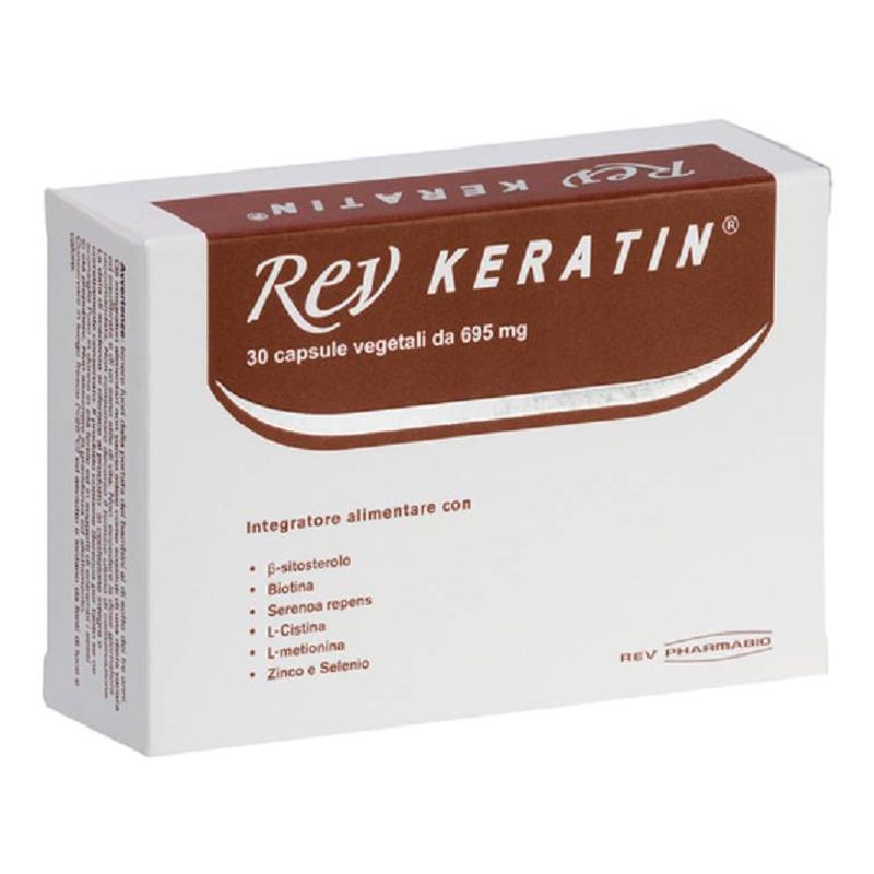 Rev Keratin integratore alimentare per unghie e capelli 30 capsule-1