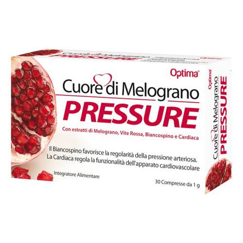 Optima Cuore Melograno Pressure integratore alimentare per la pressione 30 compresse-1