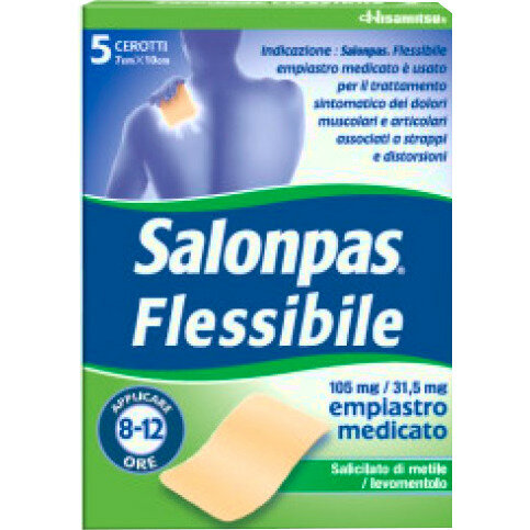 Salonpas Flessibile 5 cerotti 7cmx10cm-2