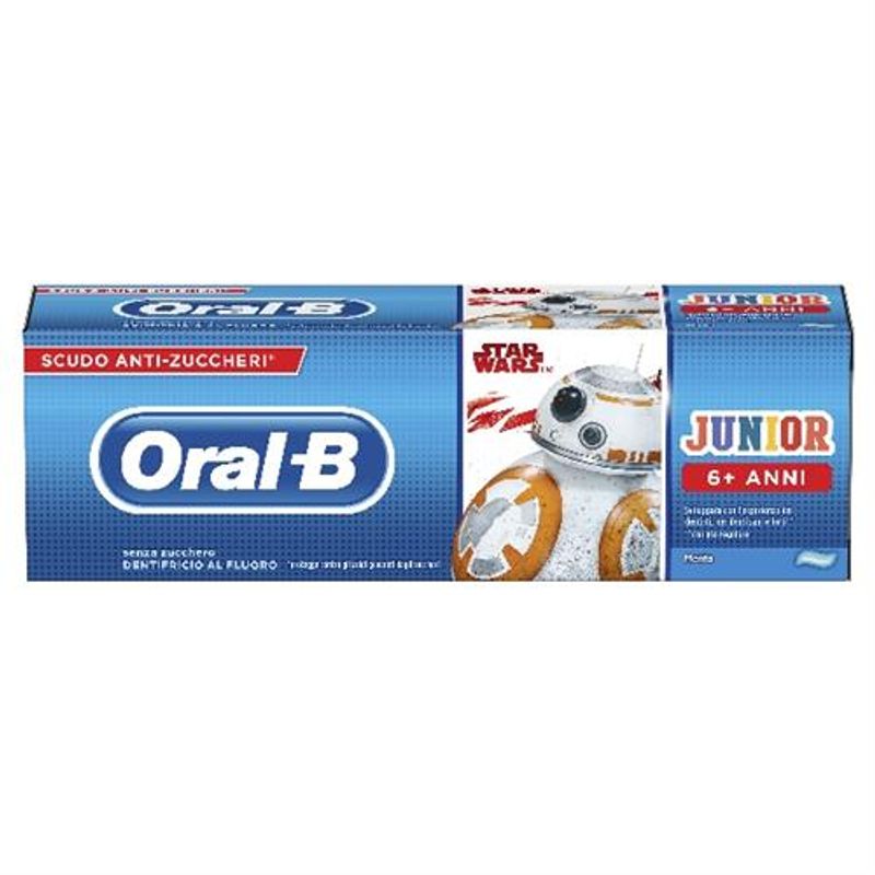 Oral-B Junior Dentifricio Star Wars per bambini +6 anni 75ml gusto menta-1