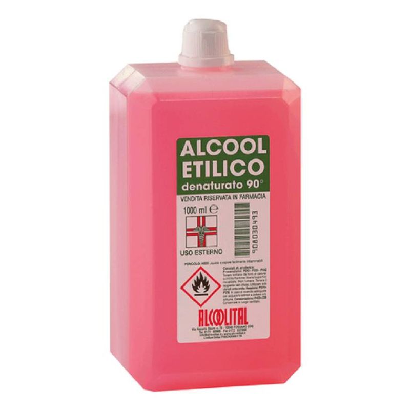 Alcool Etilico Denaturato 90° per uso farmaceutico 1 litro-1