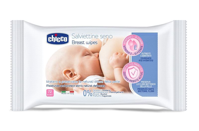Chicco Salviette Seno idratanti 72 pezzi-1