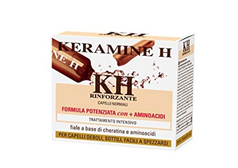 Keramine H Fascia Bianca trattamento intensivo per tutti i tipi di capelli 10 fiale-1