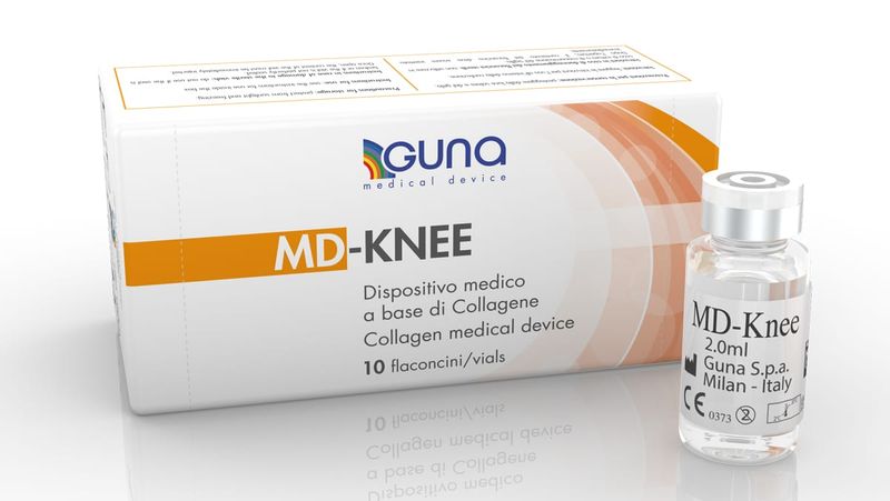 Guna MD-Knee Iniettabili dispositivo medico a base di Collagene 10 flaconcini-0