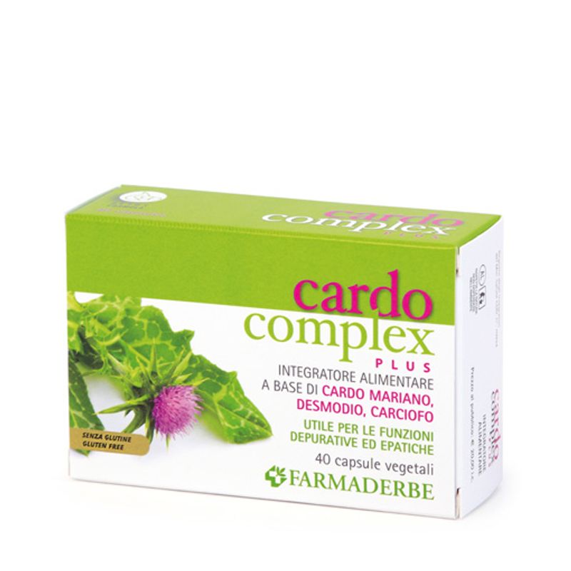 Cardo Complex Plus utile per le funzioni depurative ed epatiche 40 capsule-1