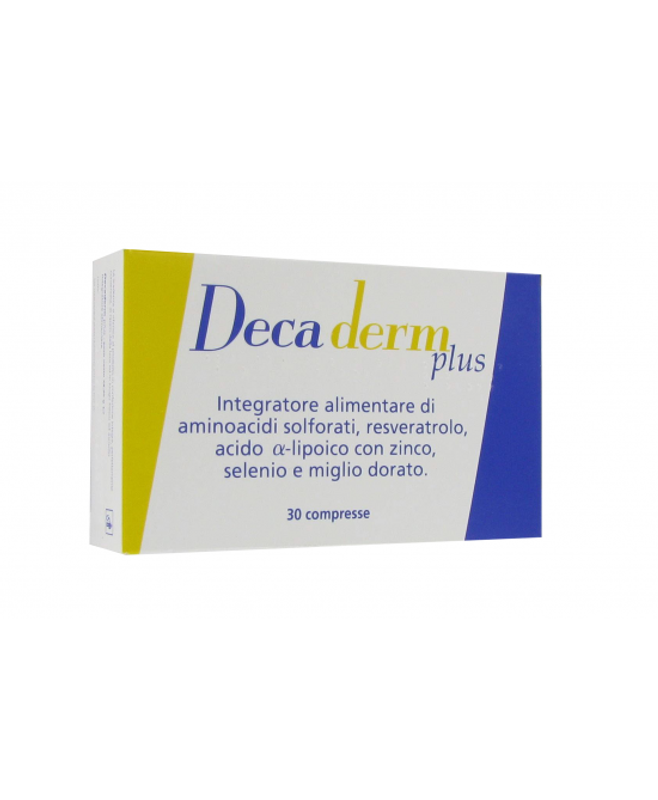 Decaderm Plus utile per unghie e capelli 30 compresse-1