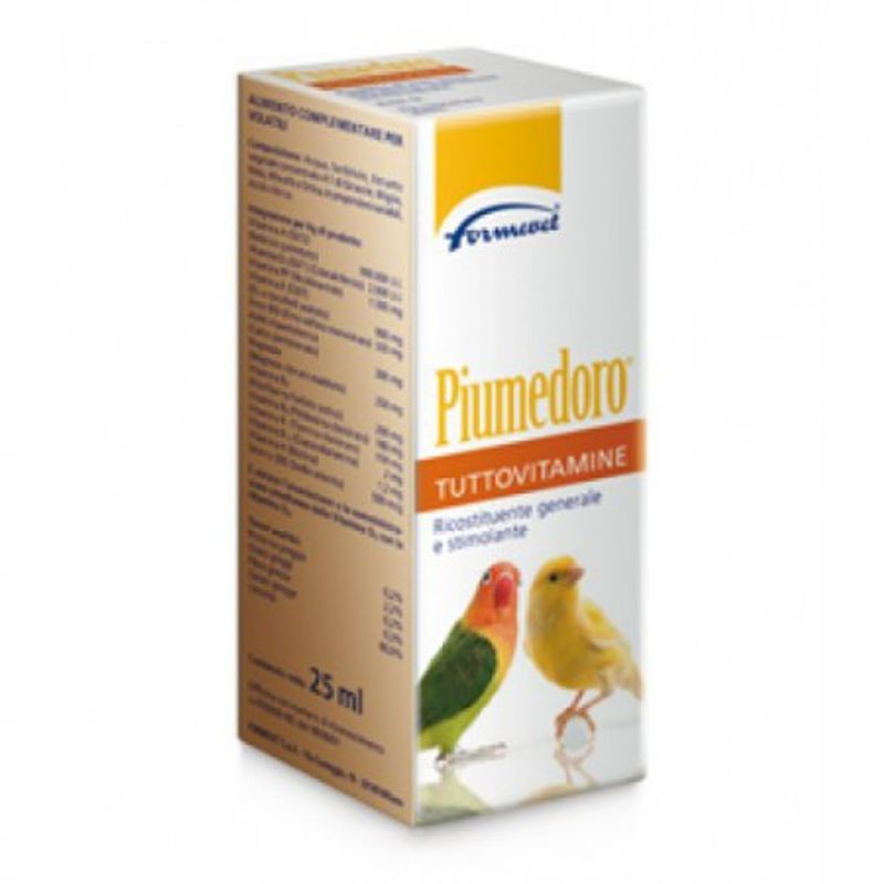 Piumedoro Tuttovitamine alimento complementare per volatili 25ml-1