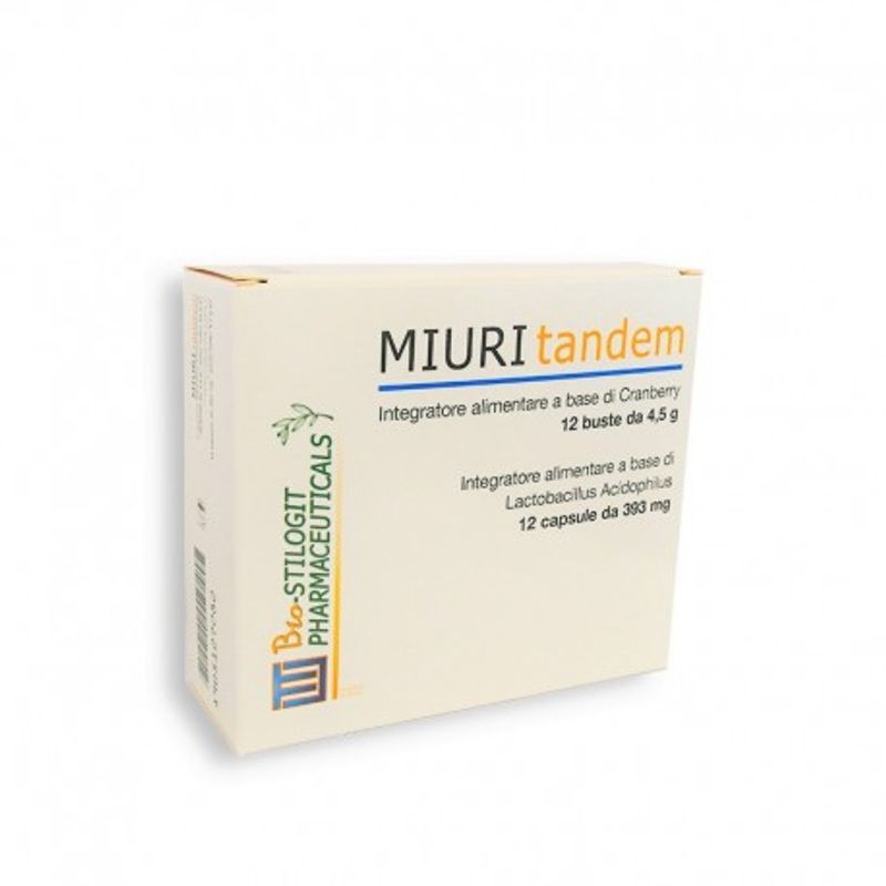 Miuri Tandem benessere delle vie urinarie 12 buste +12 capsule-1