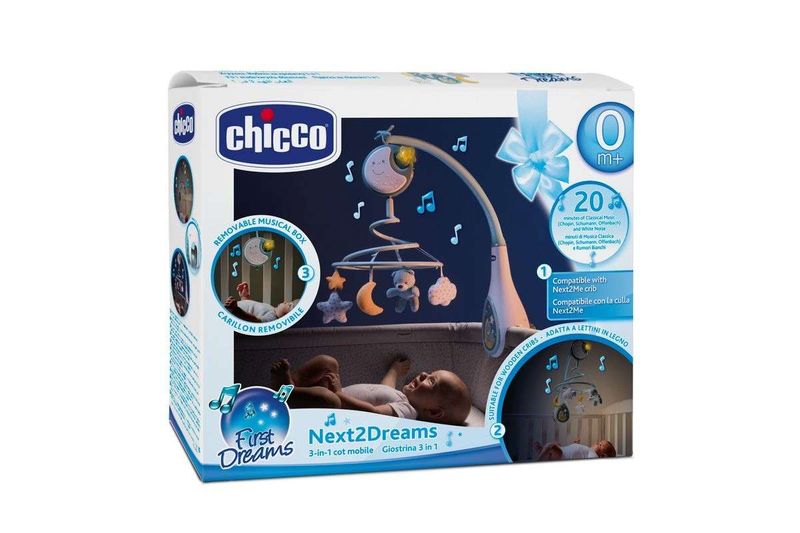 Chicco Next2 Dreams Giostrina Azzurra 0+ mesi-1