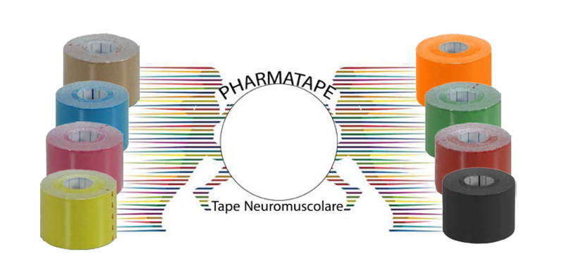 PB Pharma Cerotto Tape Neuromuscolare 5cmx5m colore Fucsia-1