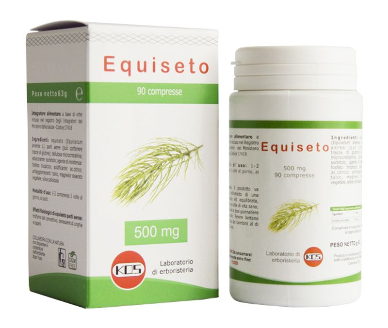 Kos Equiseto benessere delle unghie e dei capelli 90 compresse-1