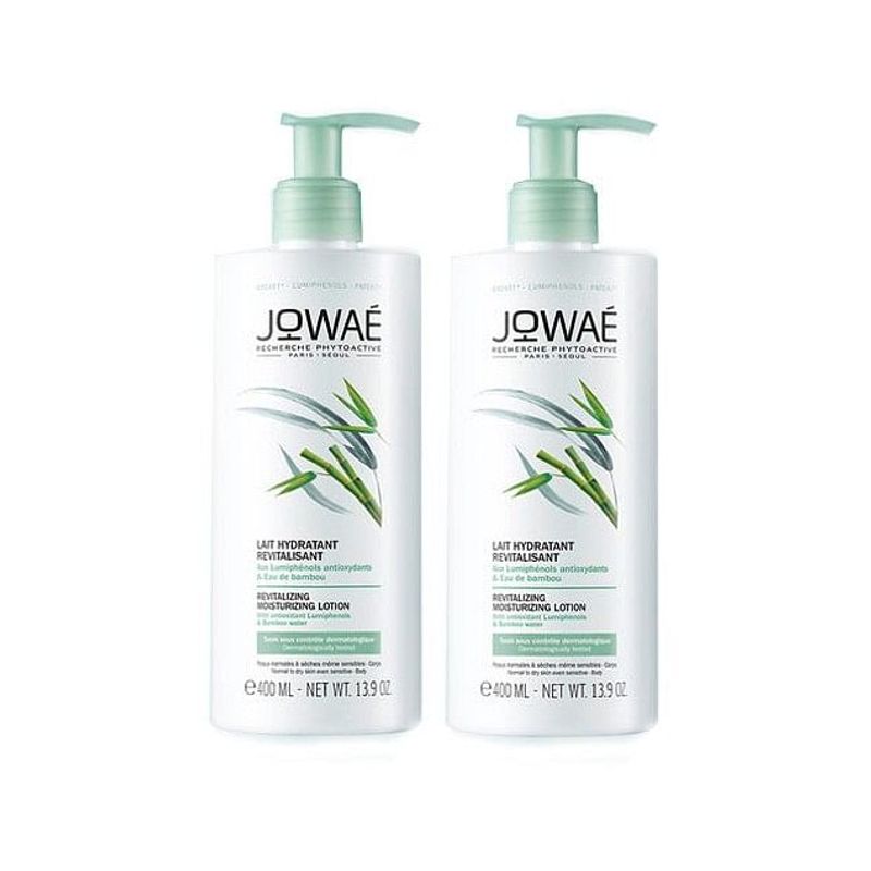 Jowaé Latte Idratante Rivitalizzante ai lumifenoli antiossidanti & acqua di bambù SPECIALE 2x400ml-0