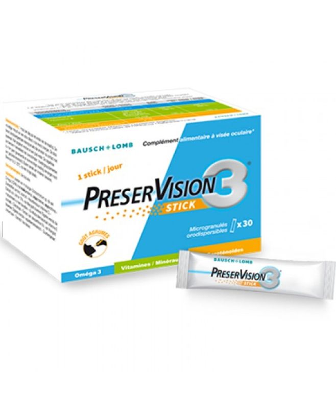Preservision 3 utile per la vista 30 stick orosolubili-1