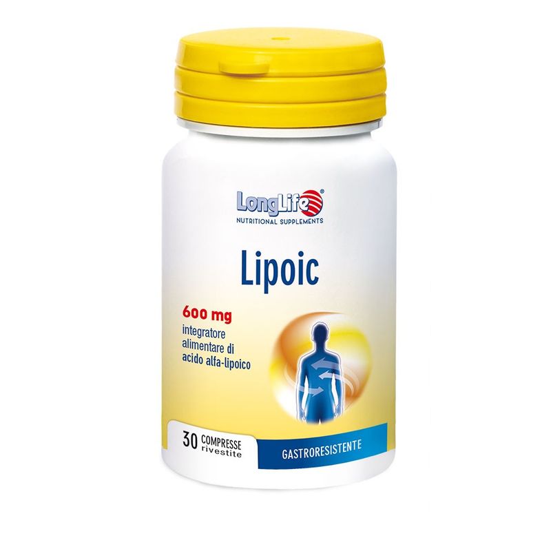 Longlife Lipoic 600mg antiossidante 30 compresse-1