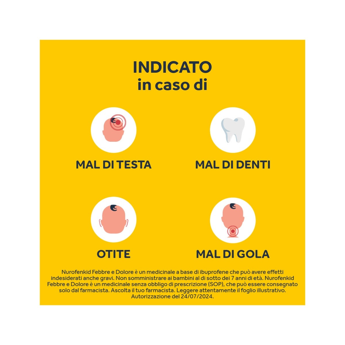 Nurofenkid Febbre e Dolore Ibuprofene 24 capsule molli masticabili-12