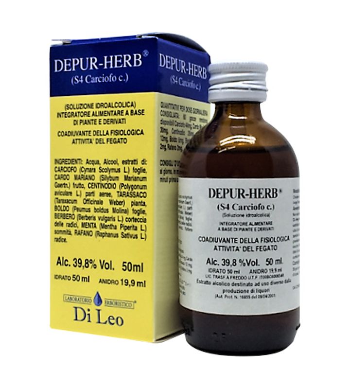 Depur Herb S4 Carciofo C benessere del fegato 50ml-1