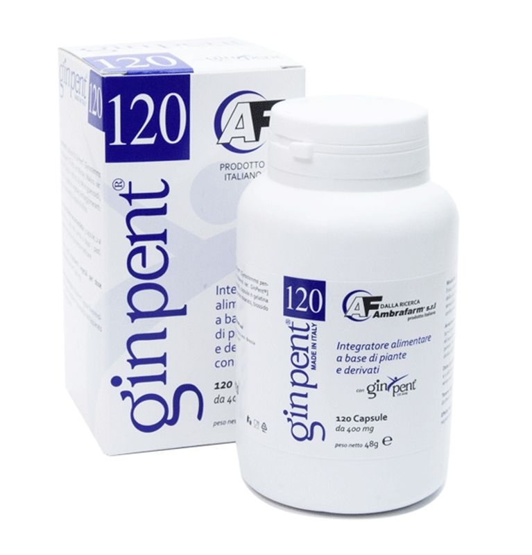 Ginpent integratore a base vegetale 120 capsule-1