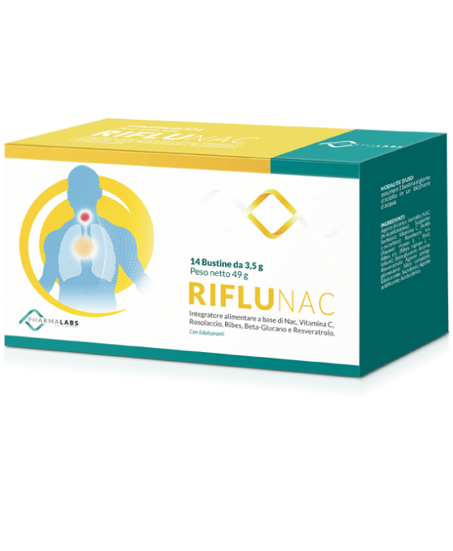 Riflunac utile nel trattamento delle affezioni respiratorie 14 bustine-1