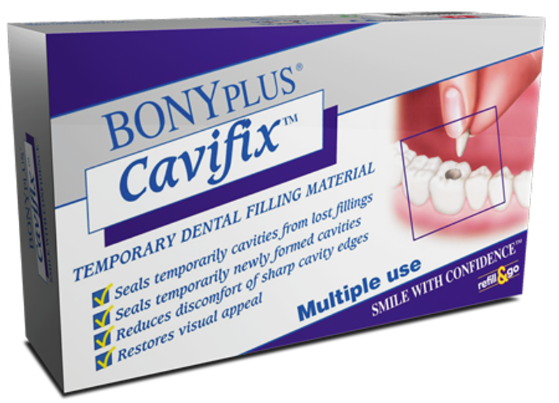Bony Plus Cavifix soluzione temporanea per otturazioni dentali 10 applicazioni-1